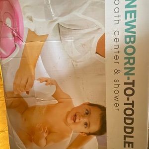 Bath tub with shower 2 in 1